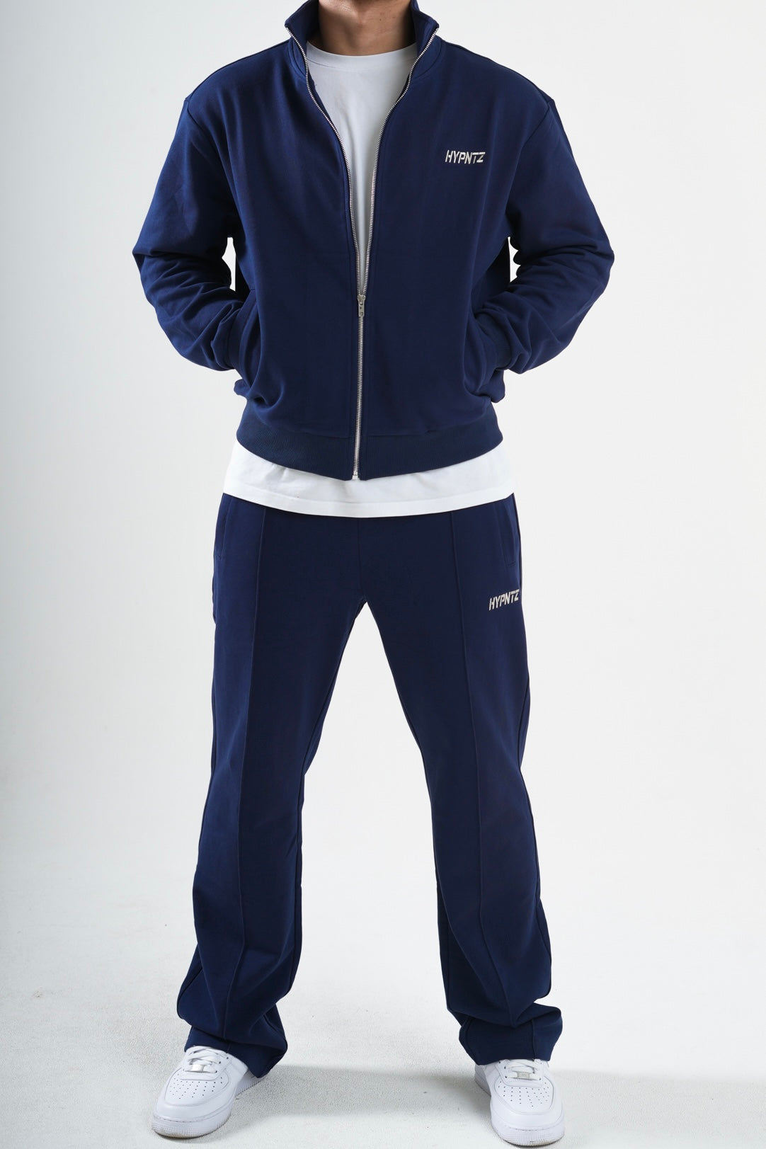 HYPNOTIZE TRACK JACKET - NAVY
